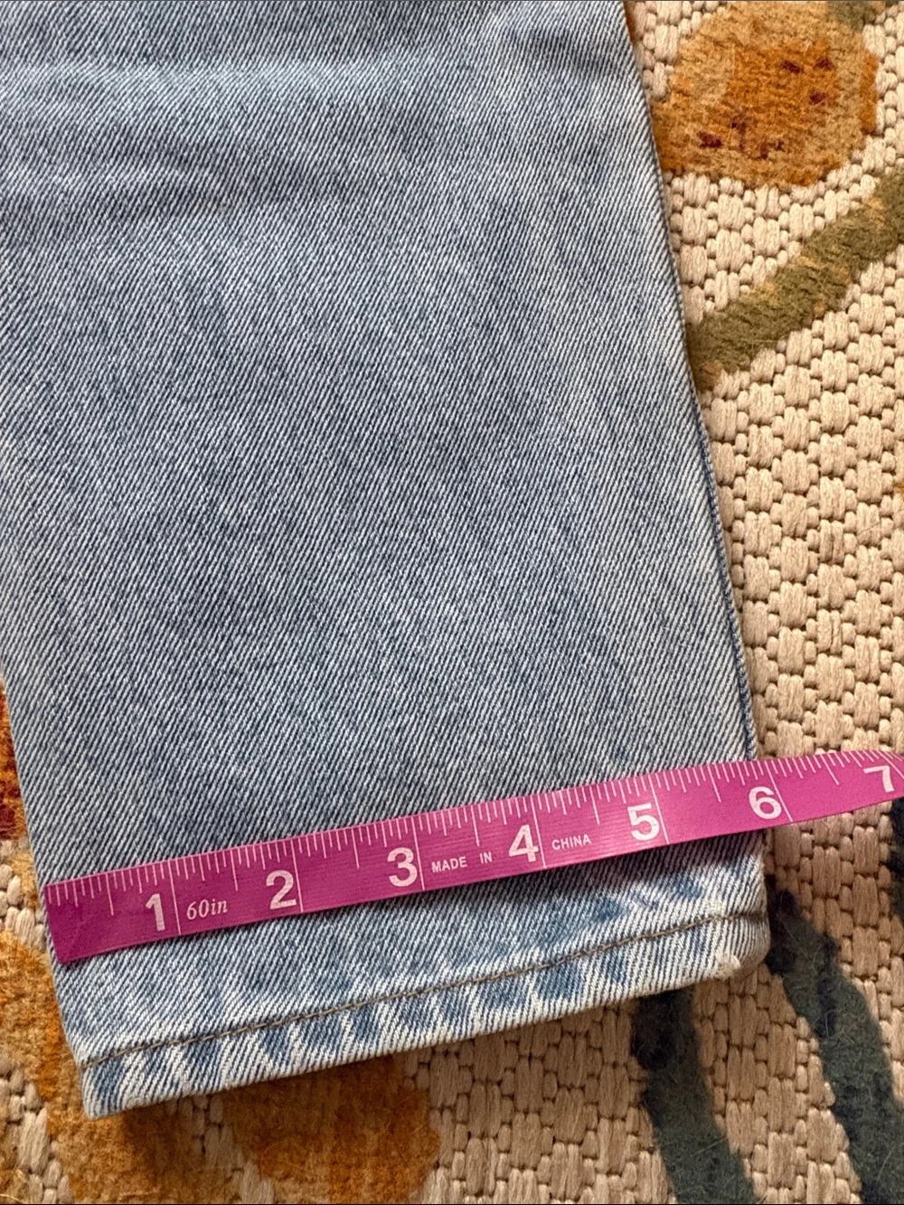 ROLLA'S Light Blue High-Rise Straight Leg Jeans